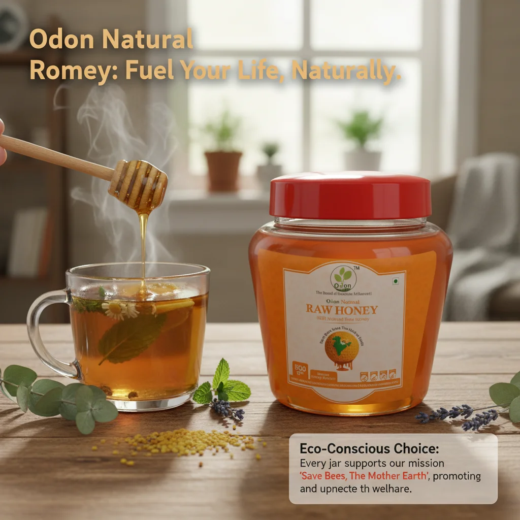 Golden Natural Recovery Honey | Organic, Raw, Unprocessed |Unpasteurized | Natural Health | Energy Booster 500 gm image 3