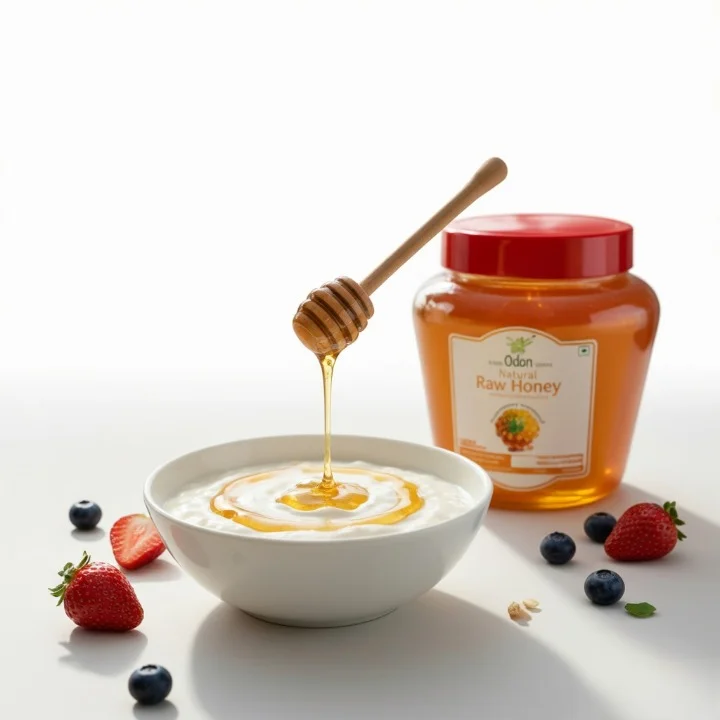 Golden Natural Recovery Honey | Organic, Raw, Unprocessed |Unpasteurized | Natural Health | Energy Booster 500 gm image 1