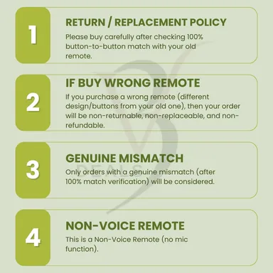 V3Deals Haier TV Remote Control Original for Smart Led/LCD TV | Non Voice | Match Each Button Before Purchase | Exactly Same Product Will Work Only (Haier HTR-08) thumbnail 8