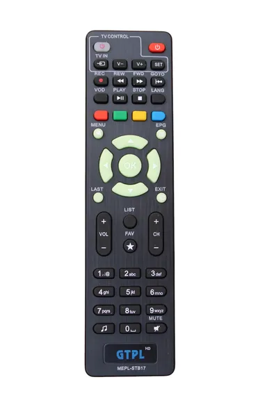 V3Deals GTPL HD/NXT Digital Set Top Box Remote Control Compatible for GTPL HD Setup Box | Dual Function Remote with TV Control Feature | Match Each Button Before Purchase (GTPL STB17) thumbnail 0