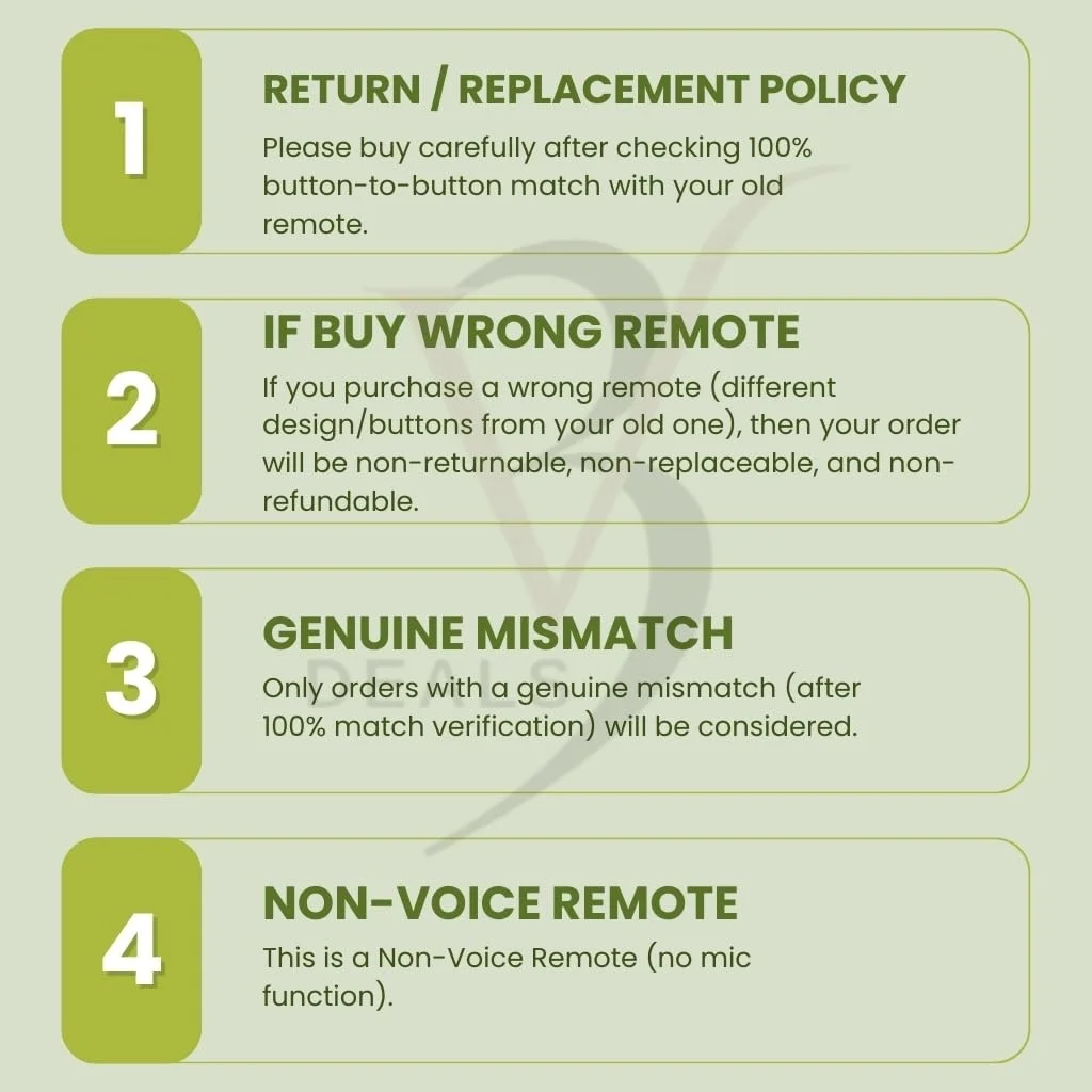 V3Deals Compatible Remote Control for Assembled China/Chinese Smart LED/LCD TV | Non Voice | Netflix, Prime Video Hotkeys -Exactly Same Product Will Work Only (China LD 297) image 8