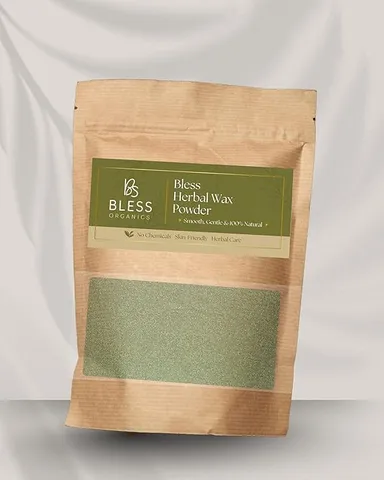 Bless Organics Herbal Wax Powder | 100% Natural Hair Removal | Smooth | Bright & Tan-Free Skin | Suitable for All Skin Types thumbnail 0
