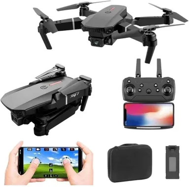 Aavan 4K Dual Camera Mini Drone |  E88 Foldable WiFi Drone with One Key Return Drone