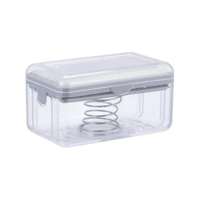 V3Deals Easy Cloth Plastic Washing Soap Roller, Dispenser Case with Lid Having Roller Viral soap Roller Dispenser for Clothes soap Stand for Bathroom soap Box Cloth Brush for Washing Clothes (1Pc) image 8