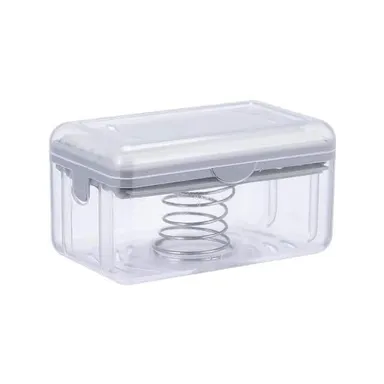 V3Deals Easy Cloth Plastic Washing Soap Roller, Dispenser Case with Lid Having Roller Viral soap Roller Dispenser for Clothes soap Stand for Bathroom soap Box Cloth Brush for Washing Clothes (1Pc) thumbnail 7