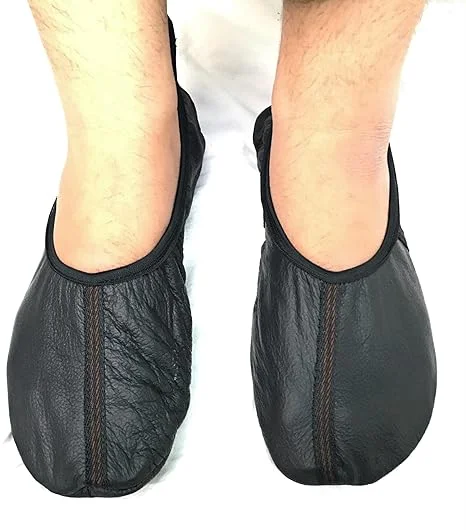 Black Sheep Unisex Soft Leather | Slip-On Ankle Low-Cut Socks | Comfortable Stretch Fit | Size 8 image 2