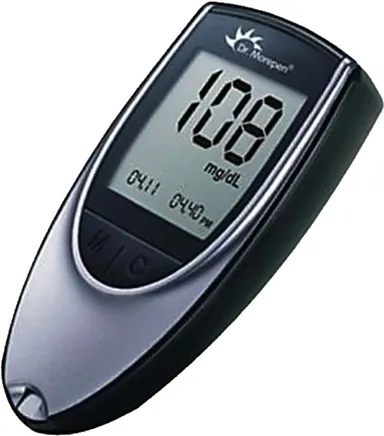 Dr Morepen BG 03 Gluco One Blood Glucose Monitoring System (Only Glucometer) | Diabetes Monitoring Devices | Blood Glucose Monitors thumbnail 1