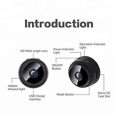 WIRELESS A9 CAMERA |HomeEye A9 Mini Magnetic Wi‑Fi Full HD 1080p Spy Camera image 6