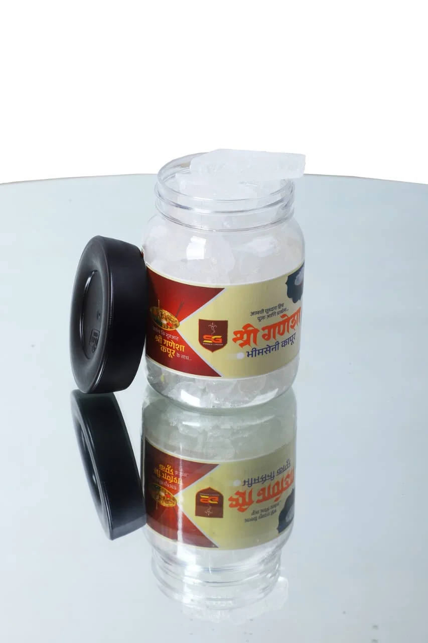 Shree Ganesha Bhimseni Camphor | 100% Pure & Natural Kapoor Tablets | Premium Fragrance for Pooja & Aromatherapy image 1