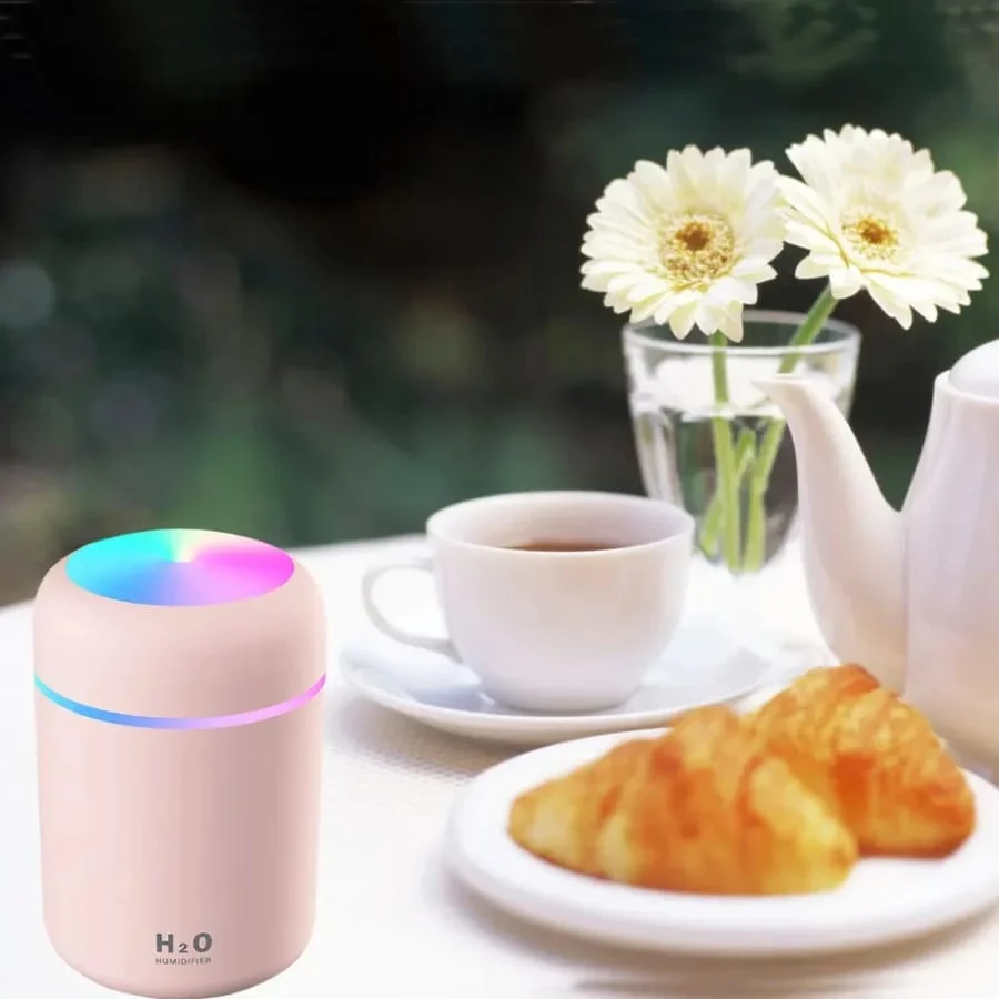 H2O Colorful Humidifier | LED Aroma Diffuser & Air Moisturizer for Home image 8