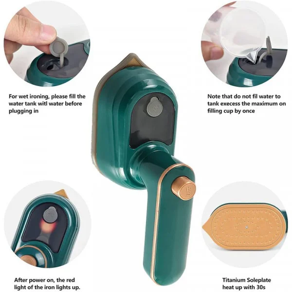 Portable Foldable Mini Iron | Compact Travel & Home Clothes Ironing Solution image 4
