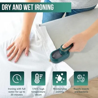 Portable Foldable Mini Iron | Compact Travel & Home Clothes Ironing Solution thumbnail 6