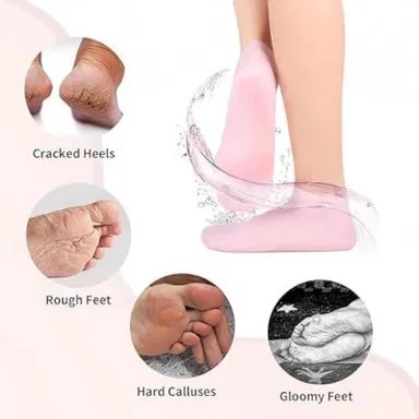 SILICONE MOISTURIZING GEL SOCKS thumbnail 2