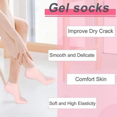 SILICONE MOISTURIZING GEL SOCKS thumbnail 4