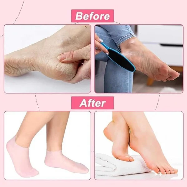 SILICONE MOISTURIZING GEL SOCKS image 7