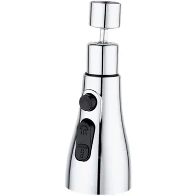 Exootica 360° Rotating Universal Kitchen Faucet Extender| Silver ABS Chrome Tap Aerator & Water‑Saving Splash Filter for Kitchen Sink| Bathroom Wash Basin|Vegetable Washing, Faucet Accessory thumbnail 6