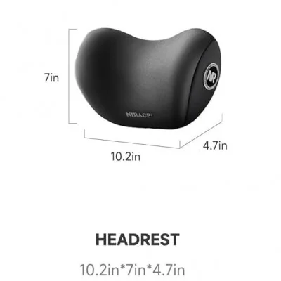 Memory Foam Car Headrest Pillow Neck Support Cushion image 1