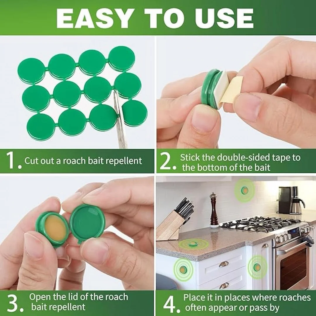 Cockroach Killer Gel Trap | Effective Roach Bait for Home & Kitchen image 1