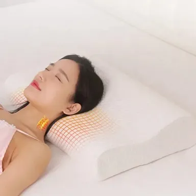 Orthopedic Memory Foam Support Pillow for Neck & Shoulder Pain Relief thumbnail 6