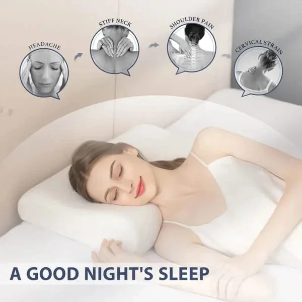 Orthopedic Memory Foam Support Pillow for Neck & Shoulder Pain Relief image 8