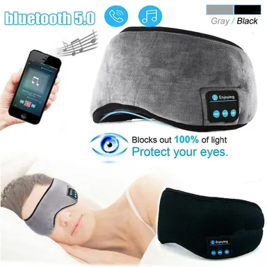 Bluetooth Sleeping Eye Mask | Wireless Soft Travel Sleep Mask thumbnail 1