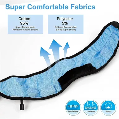 Bluetooth Sleeping Eye Mask | Wireless Soft Travel Sleep Mask thumbnail 3