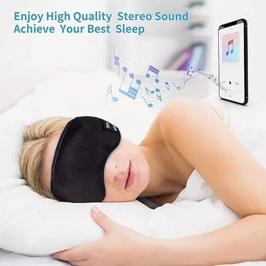 Bluetooth Sleeping Eye Mask | Wireless Soft Travel Sleep Mask thumbnail 0