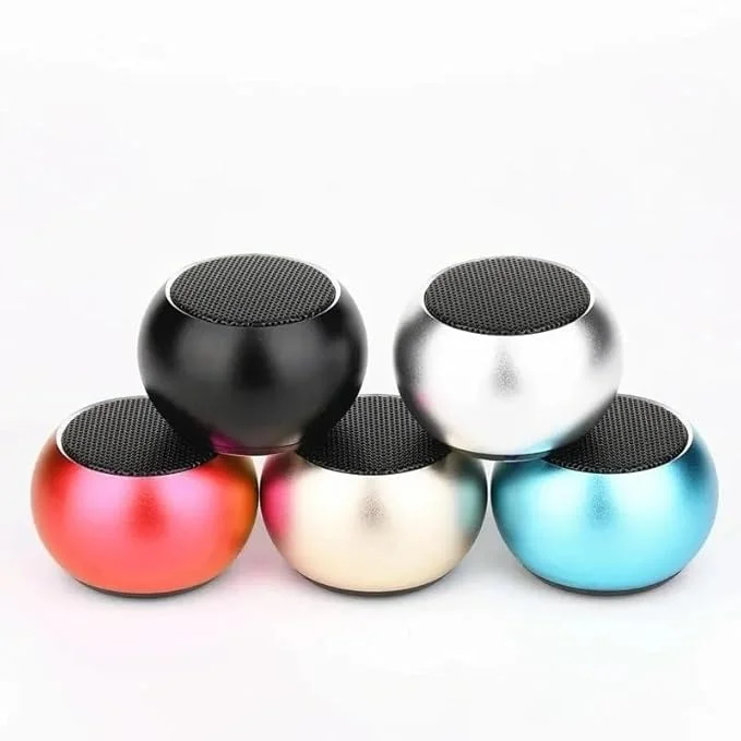 Mini M4 Boost Wireless Mini Electroplating Speaker 10 W Bluetooth Party Speaker Multicolor Stereo Channel image 1