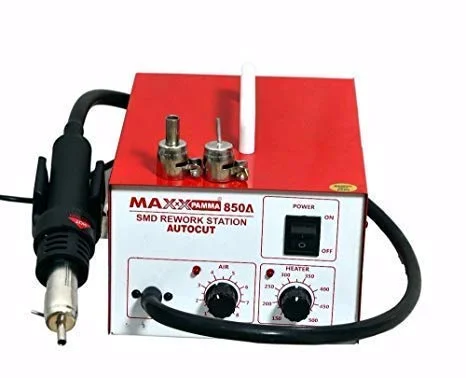 Auto-Cut SMD Rework Station | Hot Air Gun for Chip Removal |270W Heat Gun for Electronics Repair | Mobile Circuit Tool image 2