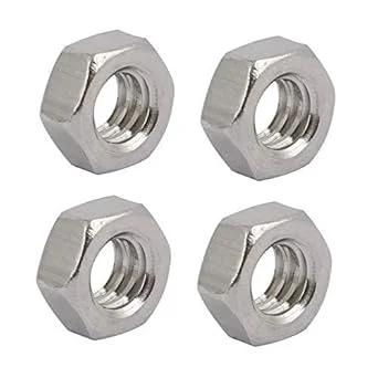 Metric M5 Hex Nuts Bulk | Industrial Hardware| 5 mm Nuts Durable5 mm Nut |Pack of 100 image 1