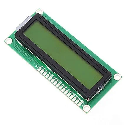 16x2 Character LCD Module Yellow Green Backlight Alphanumeric Display Compatible with Arduino Raspberry Pi ESP32 Microcontroller Projects Electronics DIY HD44780 5V LCD Screen India image 2
