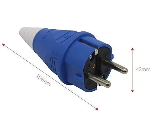 2 Pin Waterproof Cable Plug Socket IP68 for Marine| Garden and LED Outdoor Wiring image 2