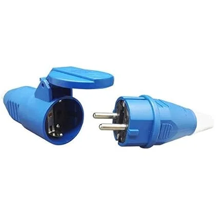 2 Pin Waterproof Cable Plug Socket IP68 for Marine| Garden and LED Outdoor Wiring image 1