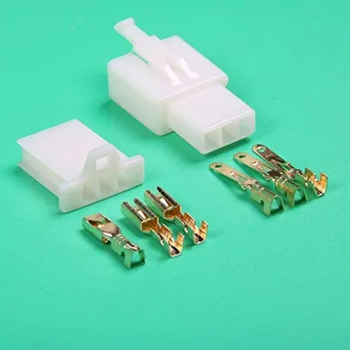 Automotive Connector | Nylon Male Female Terminal Plug 5 pcs Pack | Electric Bike RC Car Wiring Use thumbnail 1