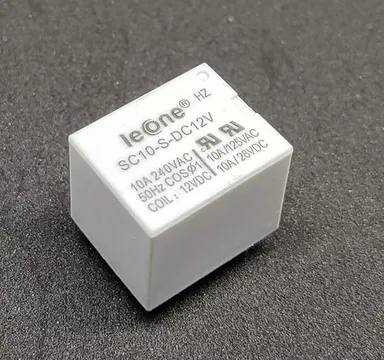 5pcs 12V DC Relay | 5 Pin SPDT Sugar Cube Relay | 10A PCB Mount for Arduino | DIY Circuit Projects Robotics Applications thumbnail 1
