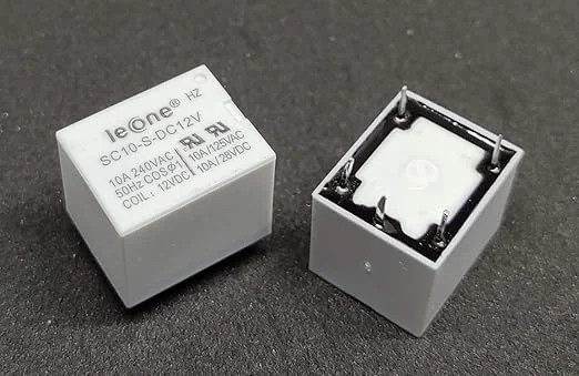 5pcs 12V DC Relay | 5 Pin SPDT Sugar Cube Relay | 10A PCB Mount for Arduino | DIY Circuit Projects Robotics Applications image 1