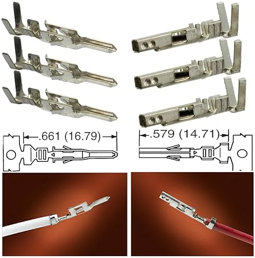 6 Pin Molex Connector Set | Male Female Terminal Plug with Pins | Mini Fit Jr Kit for DIY Electronics|Power Supply|Robotics|Projects (5 Sets) image 4