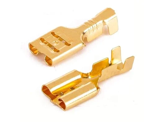 6.3 mm Spade Crimp Terminal Cable Connector Set | Insulated Male | Female Quick Disconnects for Wiring Projects image 2