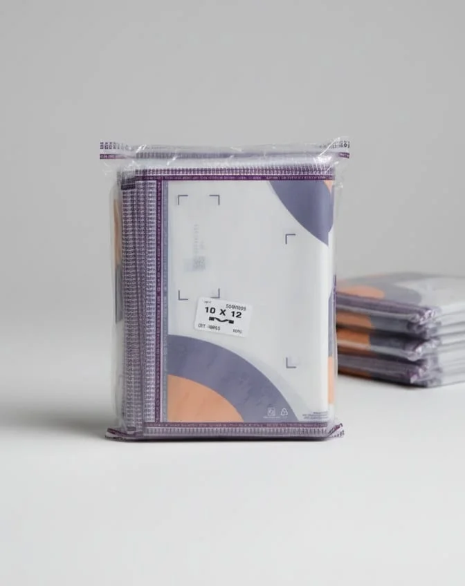 Tamper-Proof Courier Packaging Bag 8x10 inch with Barcode | Secure Shipping Bag image 2