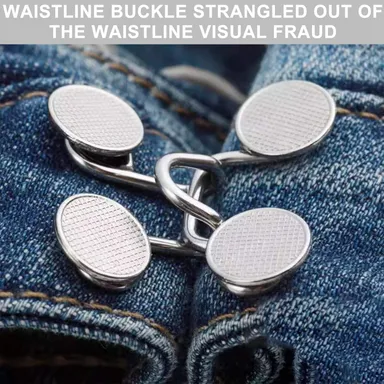 Adjustable Jeans Tightening Clip |Waist Belt Accessory for Men and Women, Perfect Fit Solution for Loose Denim thumbnail 5
