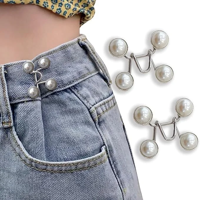 Adjustable Jeans Tightening Clip |Waist Belt Accessory for Men and Women, Perfect Fit Solution for Loose Denim image 1