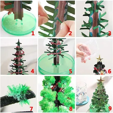 Magic Growing Tree (Mix) | DIY Crystal Growing Tree Kit for Kids| Educational Science Toy| Decorative Novelty Gift thumbnail 8