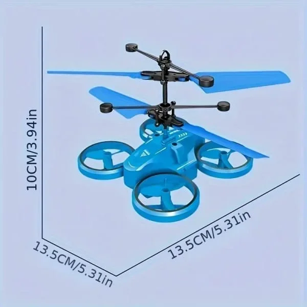 INDUCTION QUADCOPTER SENSOR HELICOPTER (2-PC) image 4