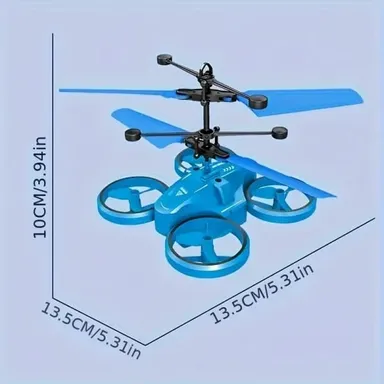 “Induction Quadcopter Sensor Helicopter | 1 PC, Remote Control Drone Toy” thumbnail 3