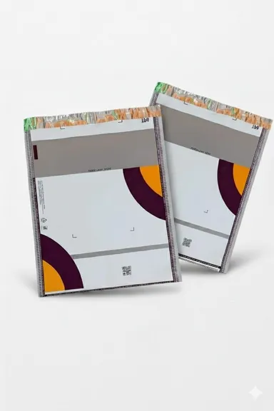 Tamper Proof Courier Bags with QR Code |10x12 | Pack of 100 | Secure Shipping Bags thumbnail 2