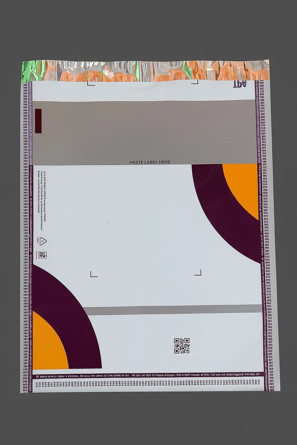 Tamper Proof Courier Bags with QR Code |10x12 | Pack of 100 | Secure Shipping Bags image 1