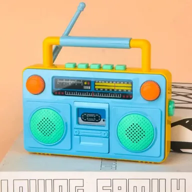 KART Baby Musical Radio Toy Vintage Tape Recorder Style Kids Radio Toy with Light & Sound for Babies Toddlers | Fun Musical Toy for Infants thumbnail 1