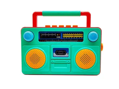 KART Baby Musical Radio Toy Vintage Tape Recorder Style Kids Radio Toy with Light & Sound for Babies Toddlers | Fun Musical Toy for Infants thumbnail 6