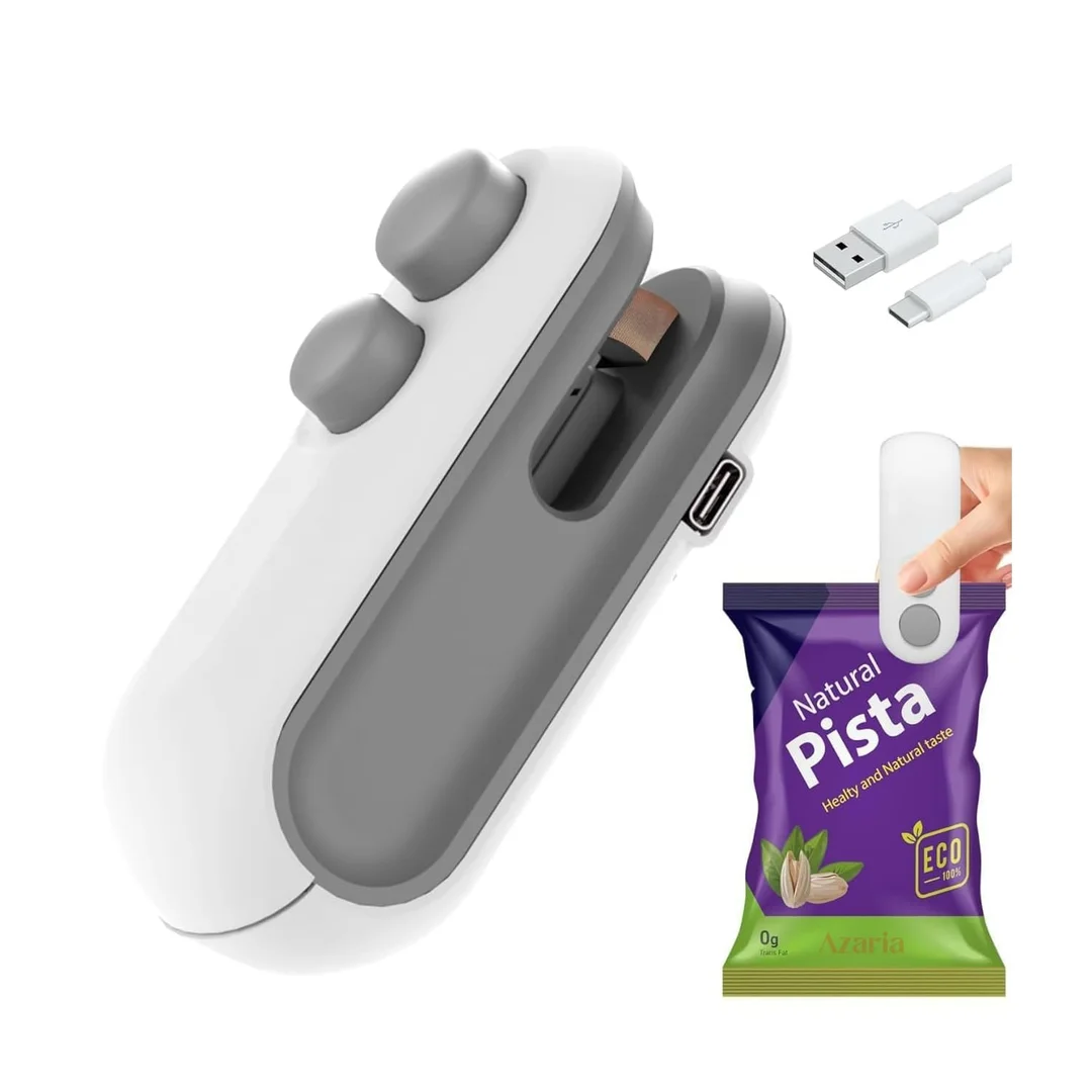Portable Mini Sealing Machine, Handheld Packet Sealer for Food, Snacks, Chips, Fresh Storage, Plastic Bags Sealing Machine. image 1