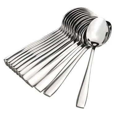 MKSL 12 Pieces Stainless Steel Spoon Set 16 cm –Silver | Impress Design